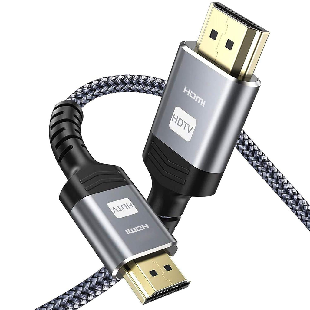 High-Speed HDMI 2.0 Cable 32FT,Highwings High Speed 18Gbps HDMI 2.0 Braided HDMI Cord Compatible 4K HDR,HDCP 2.2,Video 4K UHD 2160p,HD 1080p,3D -Playstation PS 3 PS 4 Blu-ray Netflix LG Samsung ect 32 feet