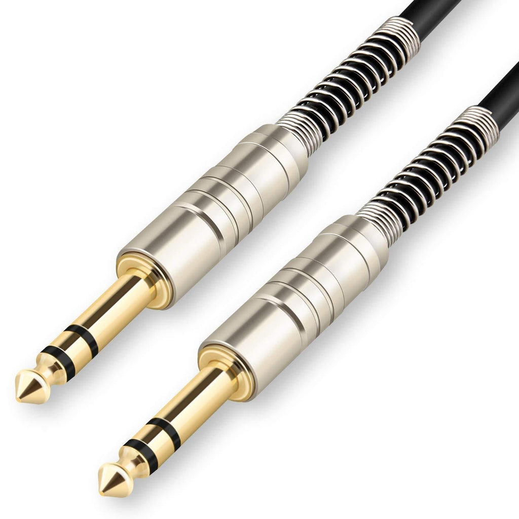 [AUSTRALIA] - JOLGOO 1/4 TRS Cable, 1/4" 6.35mm TRS to 1/4" 6.35mm TRS Balanced Interconnect Cable, 3.3 Feet 