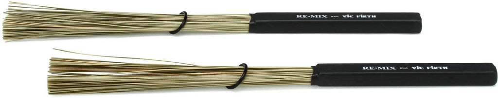 Vic Firth REMIX Brushes - African Grass Drumsticks (RM2)