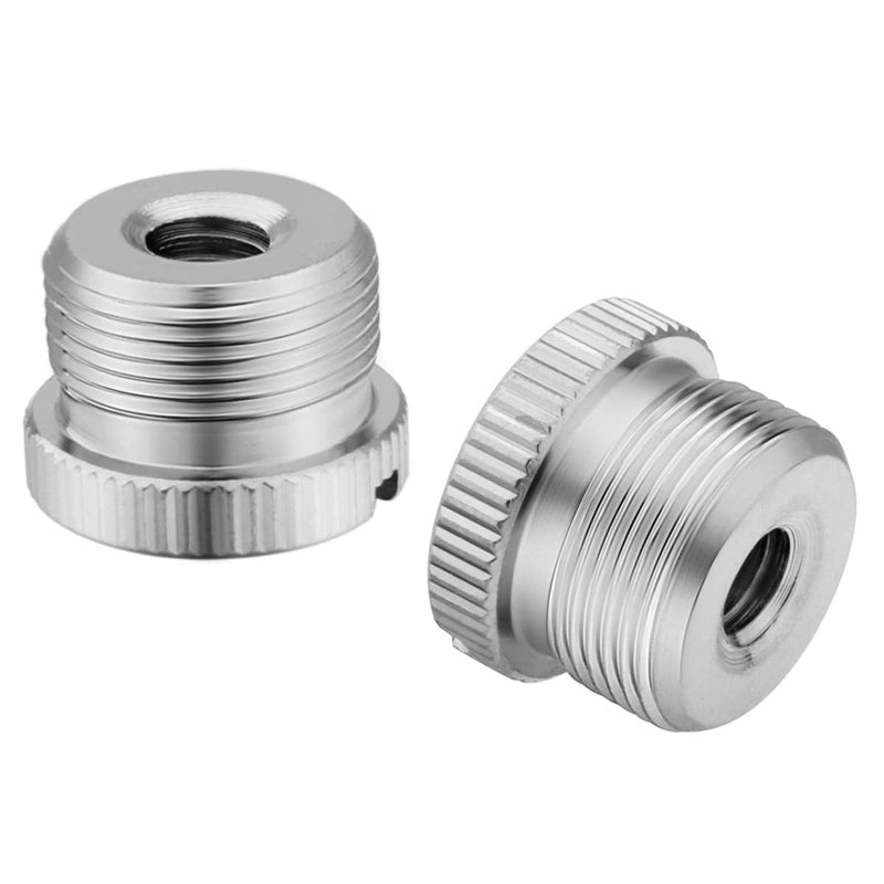JOMLEY 1/4 to 5/8 Adapter, 1/4"-20 Female to 5/8"-27 Male Screw Thread Adapter for Camera Monitor - 2 Pack