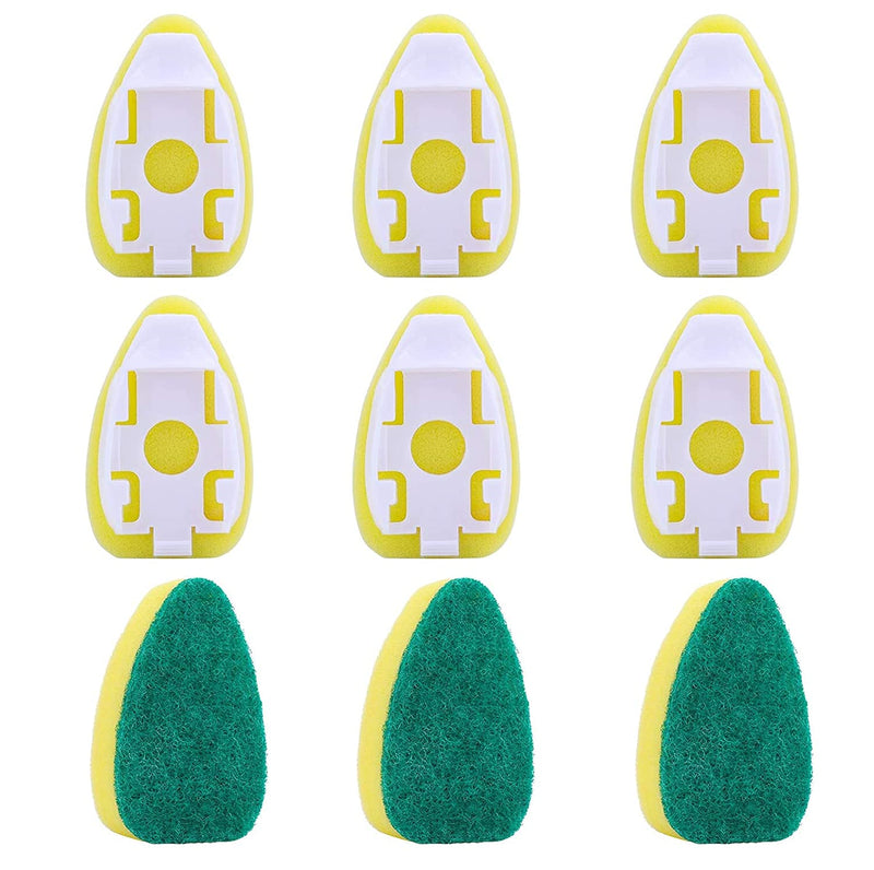 Heavy Duty Dish Wand Sponge Refill Replacement Heads for Kitchen Sink Cleaning Dish Wash Sponge