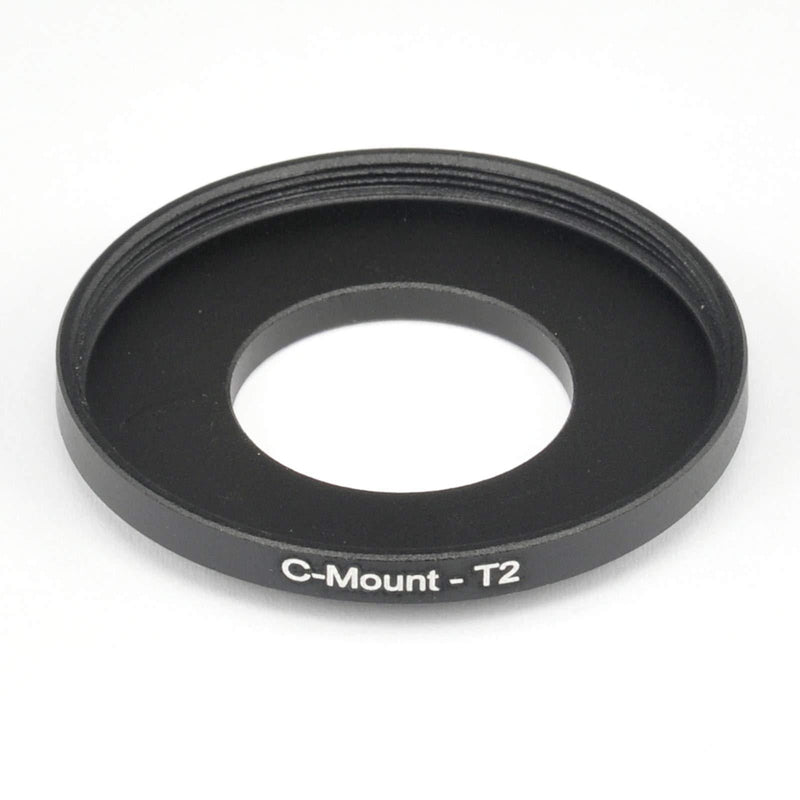 C Mount (25mm 0.75mm Thread Pitch) to T T2 (42mm 0.75mm Thread Pitch) C Mount-T2 mm Male to Female Coupling Ring Adapter for Lens Filter