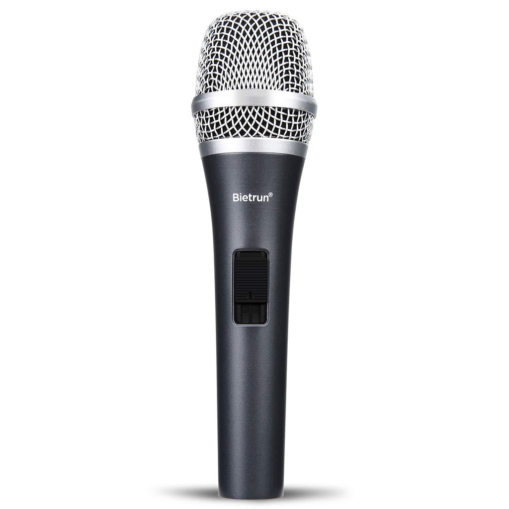 [AUSTRALIA] - Wired Dynamic Microphone With 16 feet Noise Reduction Cable, Professional Metal Handheld Karaoke Mic, 6.35mm(1/4'')Plug, for Singing, Speech, Wedding, PA, Karaoke, Party 