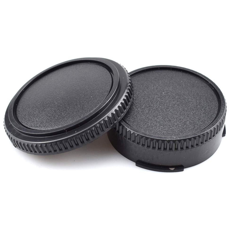 Camera Body and Rear Lens caps,Compatible with for Canon FD and for Canon FL 35mm SLR Mount Body and Lenses Canon FD Mount Cameras