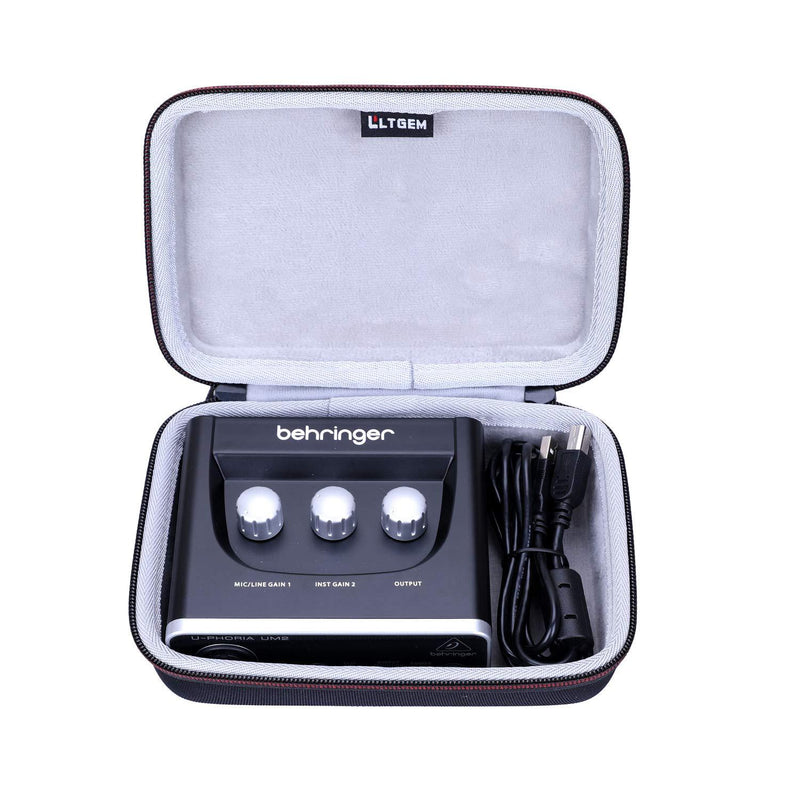 [AUSTRALIA] - LTGEM Hard Travel Case for BEHRINGER Audio Interface 1-Channel (UM2) 