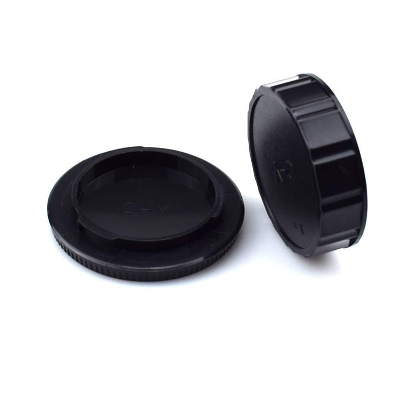 Camera Body and Rear Lens caps,Compatible with for Contax Yashica CY C/Y Lens Contax Zeiss C/Y Lens