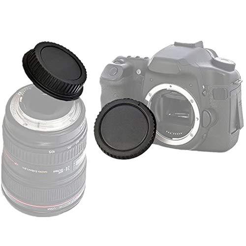 Camera Body and Rear Lens caps,Compatible with for Canon EOS Mount for EF 5D II III 7D 70D 700D 500D 550D 600D 1000D Canon EOS Mount Cameras