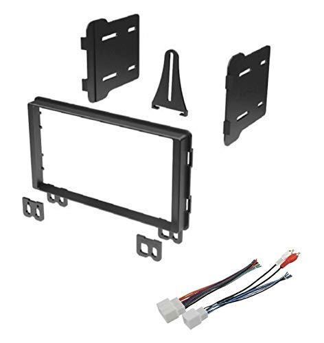 Car Stereo Install Dash Mount Kit and Wire Harness Combo to Install an Aftermarket Double Din Radio for Select Ford, Lincoln, and Mercury Vehicles - Compatible Vehicles Listed Below