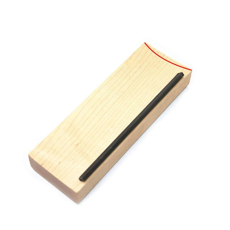 Liyafy Guitar Fret File Curved Surfaces Design Sanding Leveling File Luthier Tool 35 Degree Fret Bevel