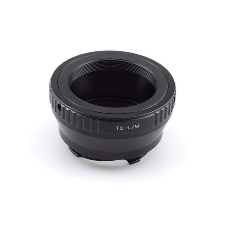 T2 to LM Lens Adapter and L/M Camera Before and Rear Cap,T-Mount (T/T-2) Screw SLR Lens to & for Leica M L/M M9 M8 M7 M6 M5 (T2 to LM Adapter) Package A