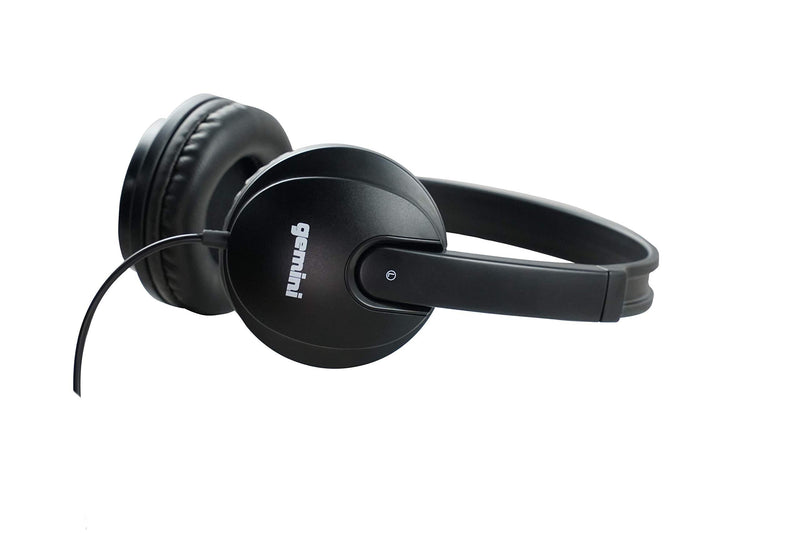 [AUSTRALIA] - Gemini DJX-200 Professional Studio Over The Ear DJ Monitor Headphones, Black 