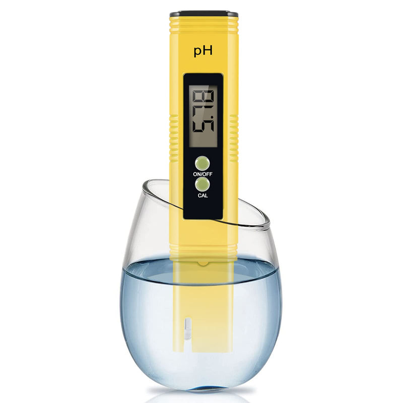 PH Meter, Digital PH Tester 0.01 High Accuracy PH Meter for Water, 0-14 PH Measurement Range for Drinking Water, Pool and Aquarium