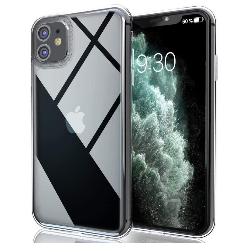 Nicexx iPhone 11 Case | Transparent Clear Case | Soft TPU Bumper Drop Protection | Wireless Charging | Compatible with iPhone 11