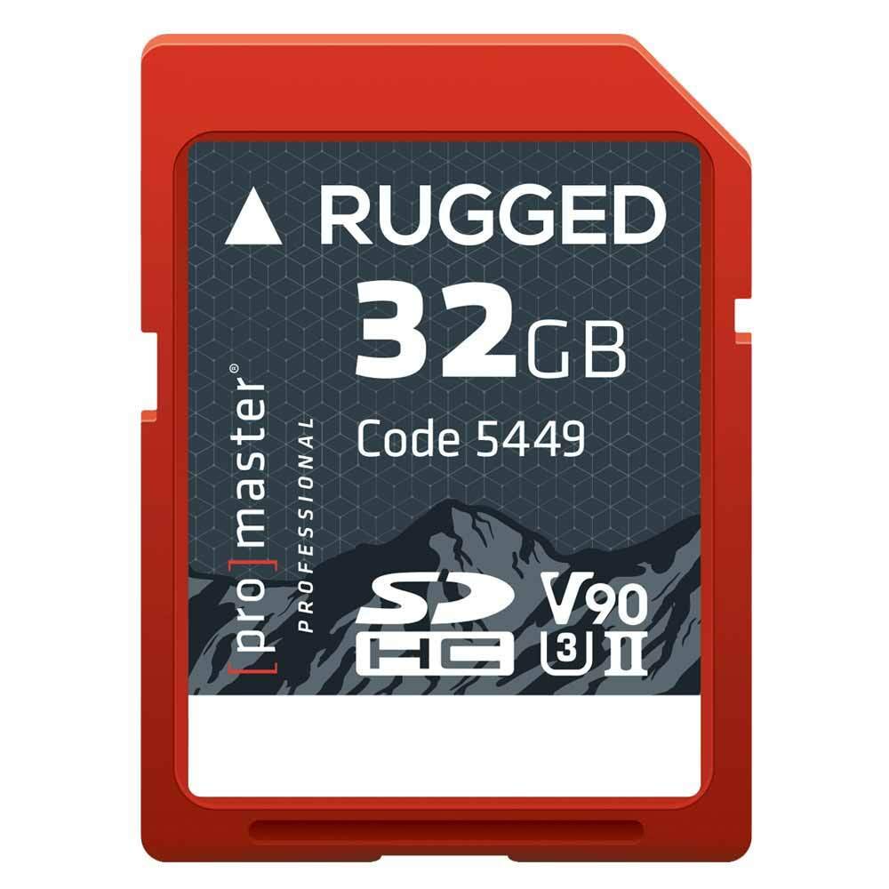 Promaster SDHC 32GB Rugged CINE UHS-II Memory Card V90
