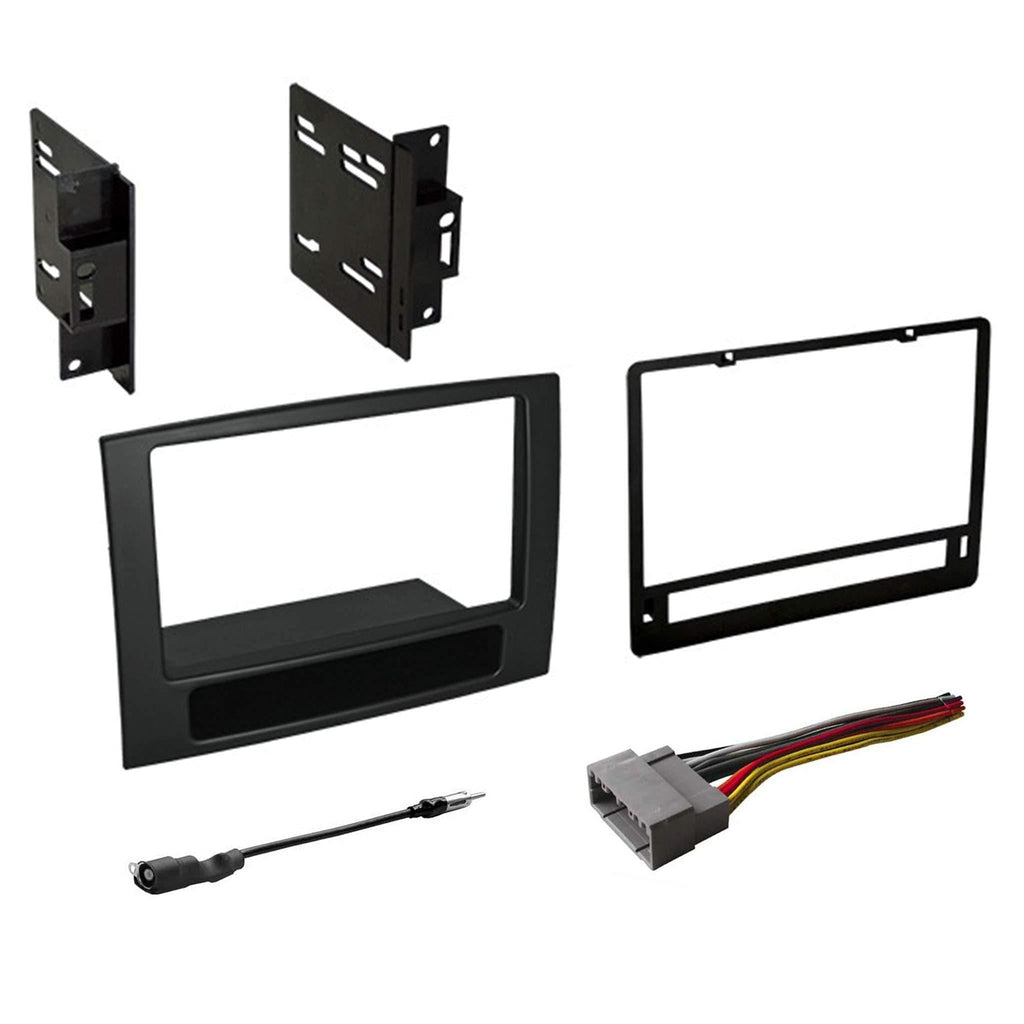 Double DIN Dash Kit for 2006-2008 Dodge RAM with Antenna Adapter & Harness