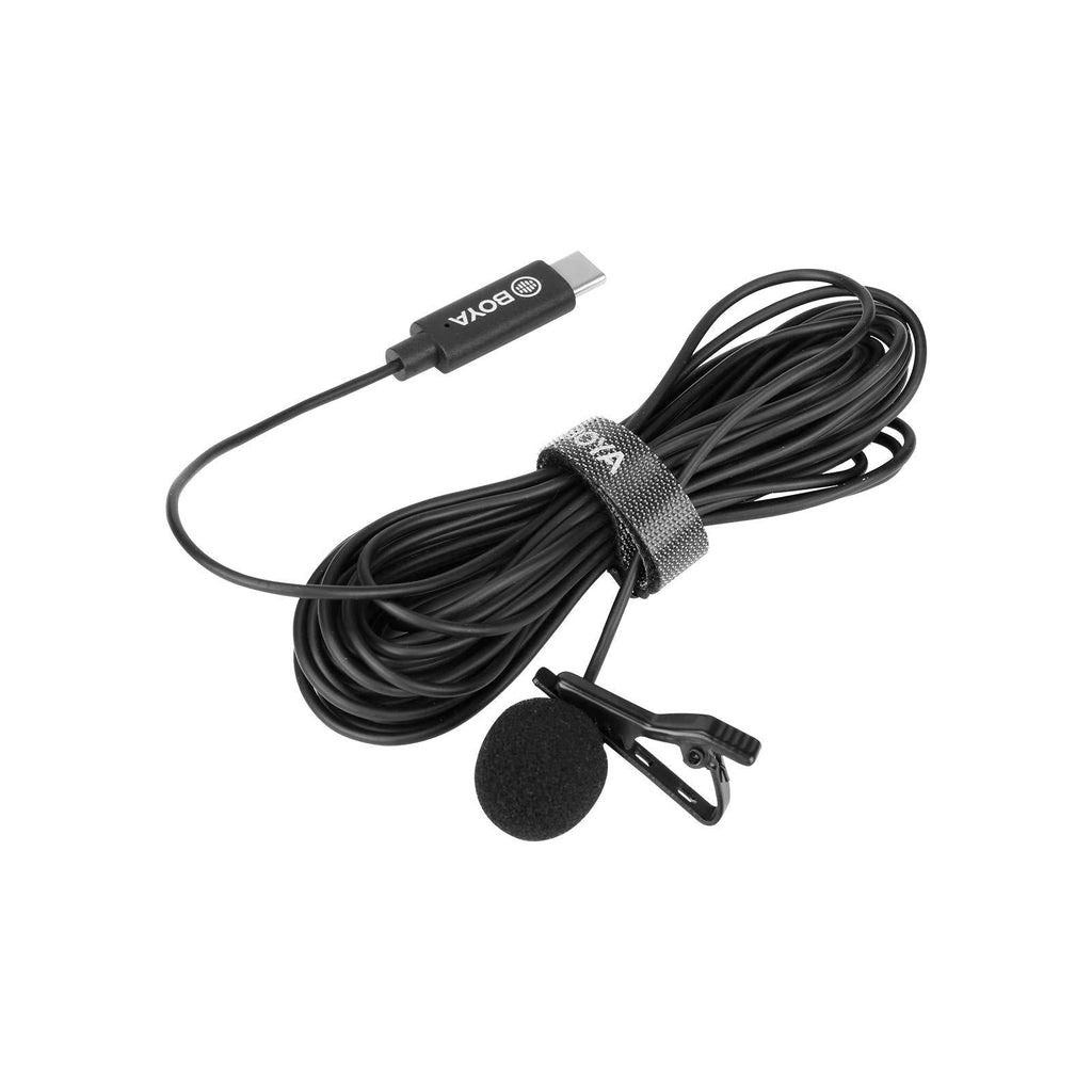 [AUSTRALIA] - BOYA by-M3 Clip-on Omnidirectional Lavalier Microphone for USB-C Android Devices (236inch Cable Length) 