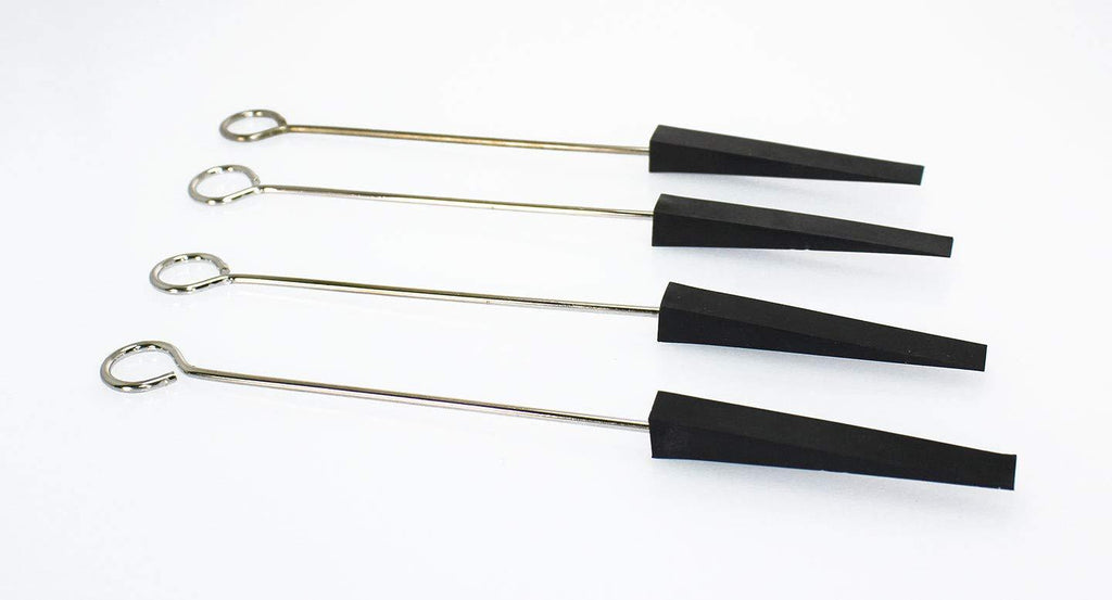 Piano Tuning Mute 3" x 3/8" with wire handle Set of 4 Rubber USA