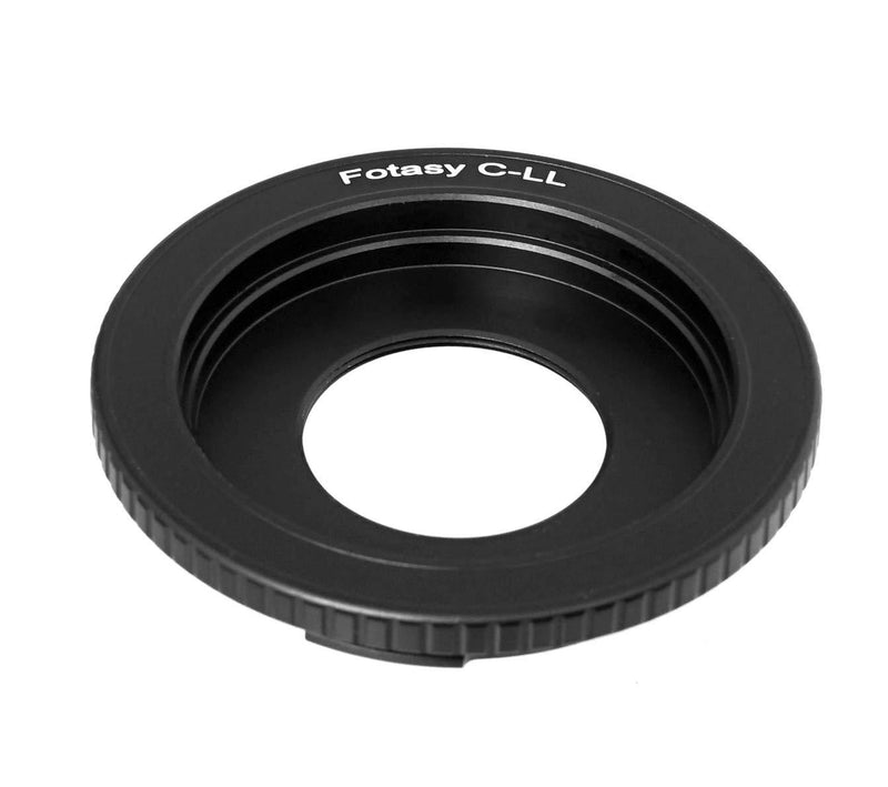 Fotasy C Mount Lens to Leica L Adapter, 16mm Cine Moive Lens Adapter to Leica L, C-Mount Leica SL Adapter, 16mm Panasonic S, fits Leica SL SL2 TL2 TL Leica T & Panasonic Lumix S1 S1H S1R, Sigma fp C - Leica L