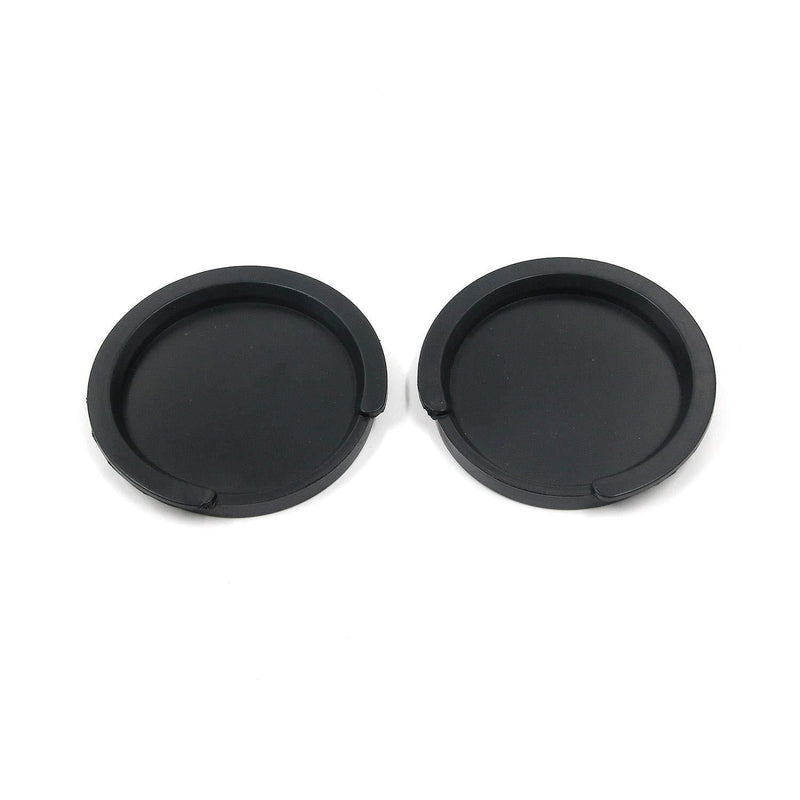 Geesatis 2 PCS Sound Hole Cover Dia. 3.2 inch Soft Rubber Feedback Reducer Acoustic Guitar Soundhole Cover Buster Prevention Accessories(Black) 3.2" & Rubber Black