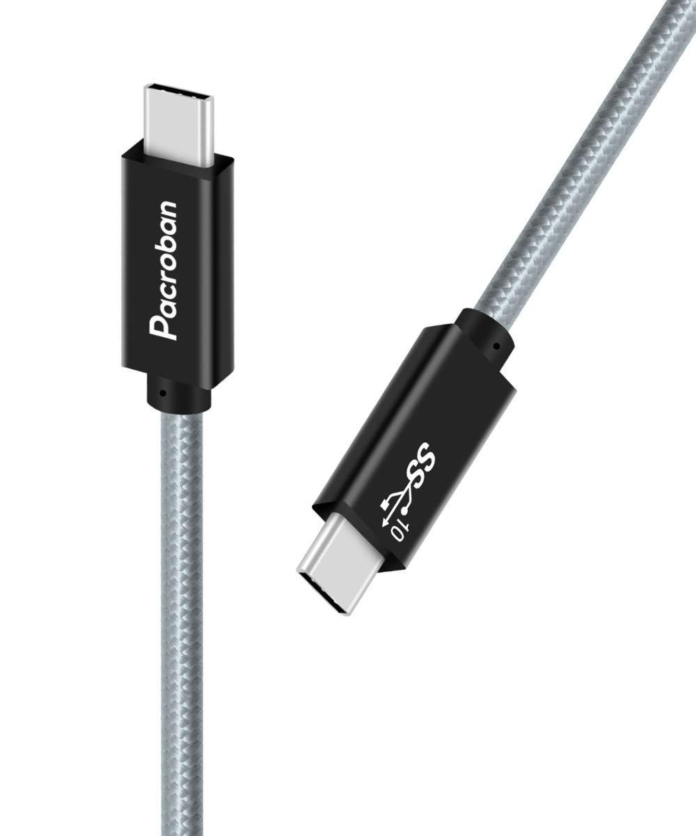 Pacroban USB C to USB C Cable - Fast Charge, Thunderbolt Compatible, USB-IF Certified, E-Mark Chip Built-in (6 FT) 6 FT