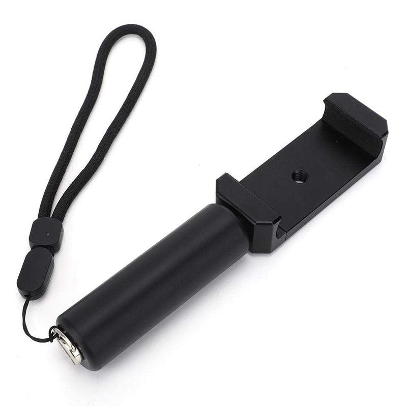 Mobile Phone Camera Holder, Aluminum Alloy Cell Phone Clip Handle Ergonomic Design Monopod Tripod Mount for Mobile Phone Camera