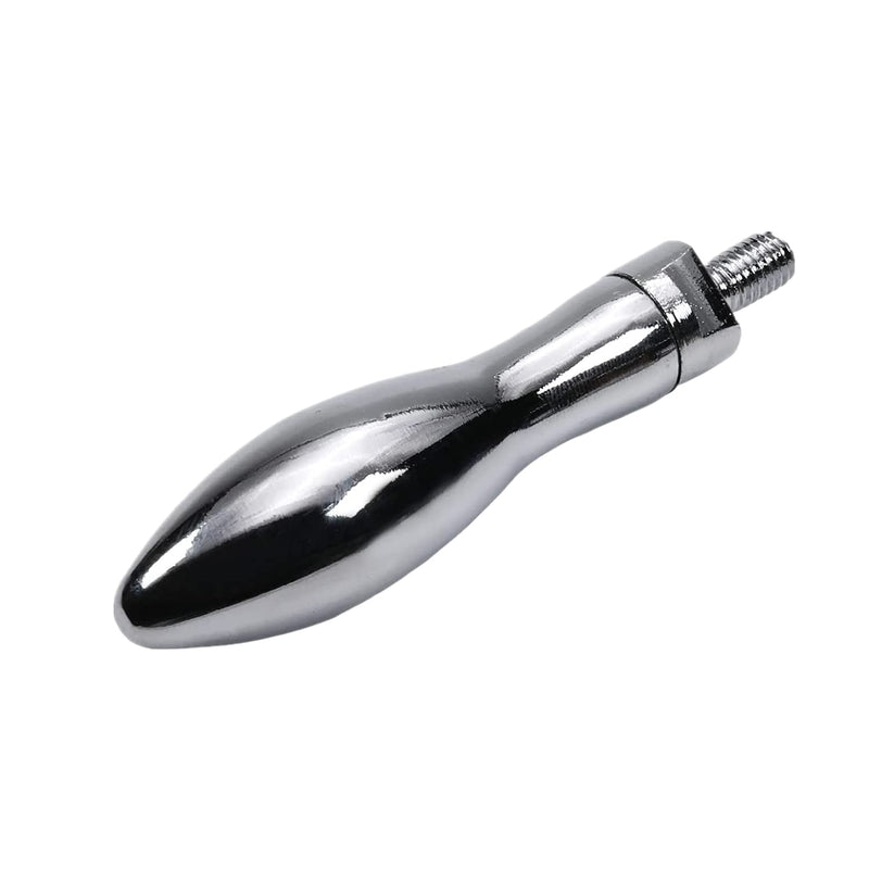 MroMax 1PCS Clamping Handles Screw Knobs Handgrips M8Threaded Steel Revolving Handle Grip Silver