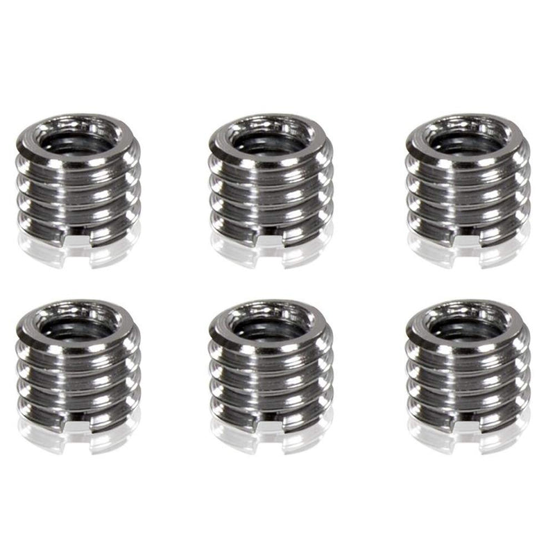 3/8" to 1/4" Tripod Ballhead Reducer Bushing Convert Screw Adapter,1/4" to 3/8" Tripod Ballhead Camera Convert Screw Adapter Mount for Tripod Monopod Ballhead Video Light Stand DSLR SLR 1/4-3/8 Adapter