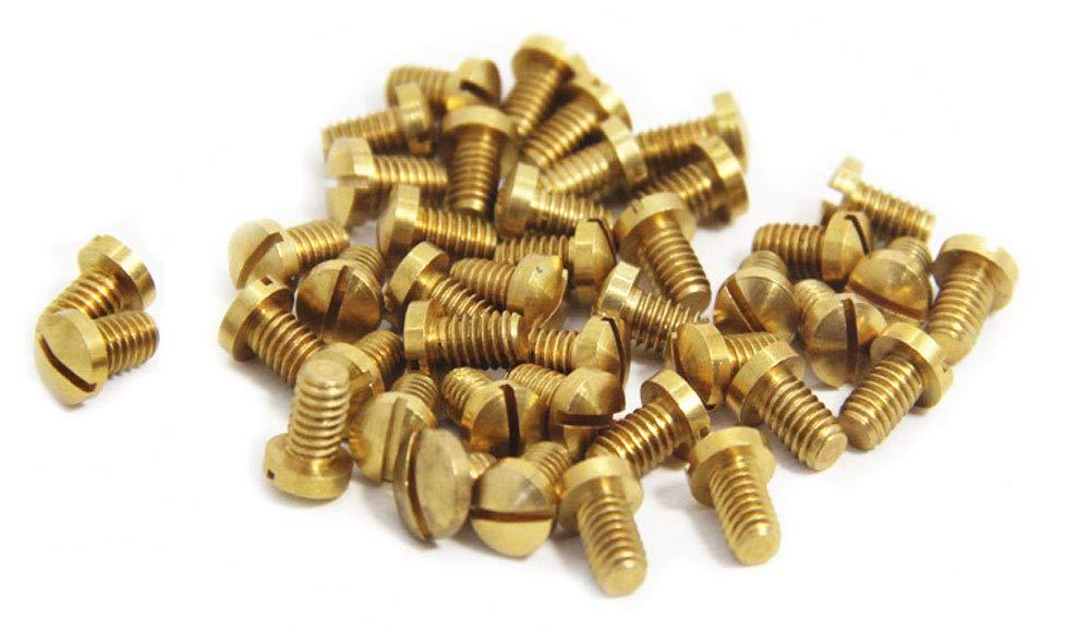 Liyafy Gold Plated M4 Saxophone Screws for Alto Tenor Soprano Sax Parts Replacement 30Pcs