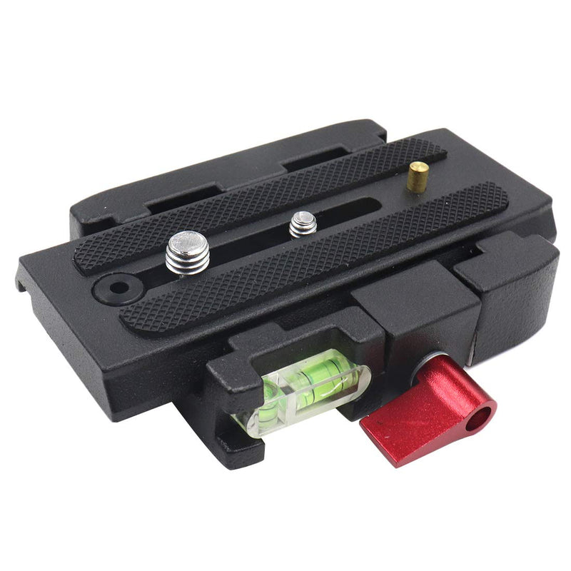 Xiaoyztan P200 Quick Release Clamp Adapter Quick Release Plate Assembly Compatible with 501 500AH 701HDV 503HDV Q5 Tripod Accessory