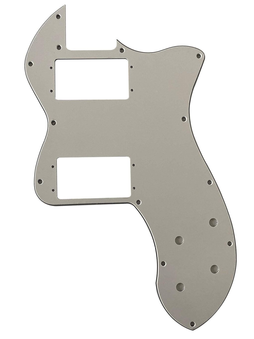For Tele Classic Player Thinline Style Guitar Pickguard (3 Ply White) 3 Ply White