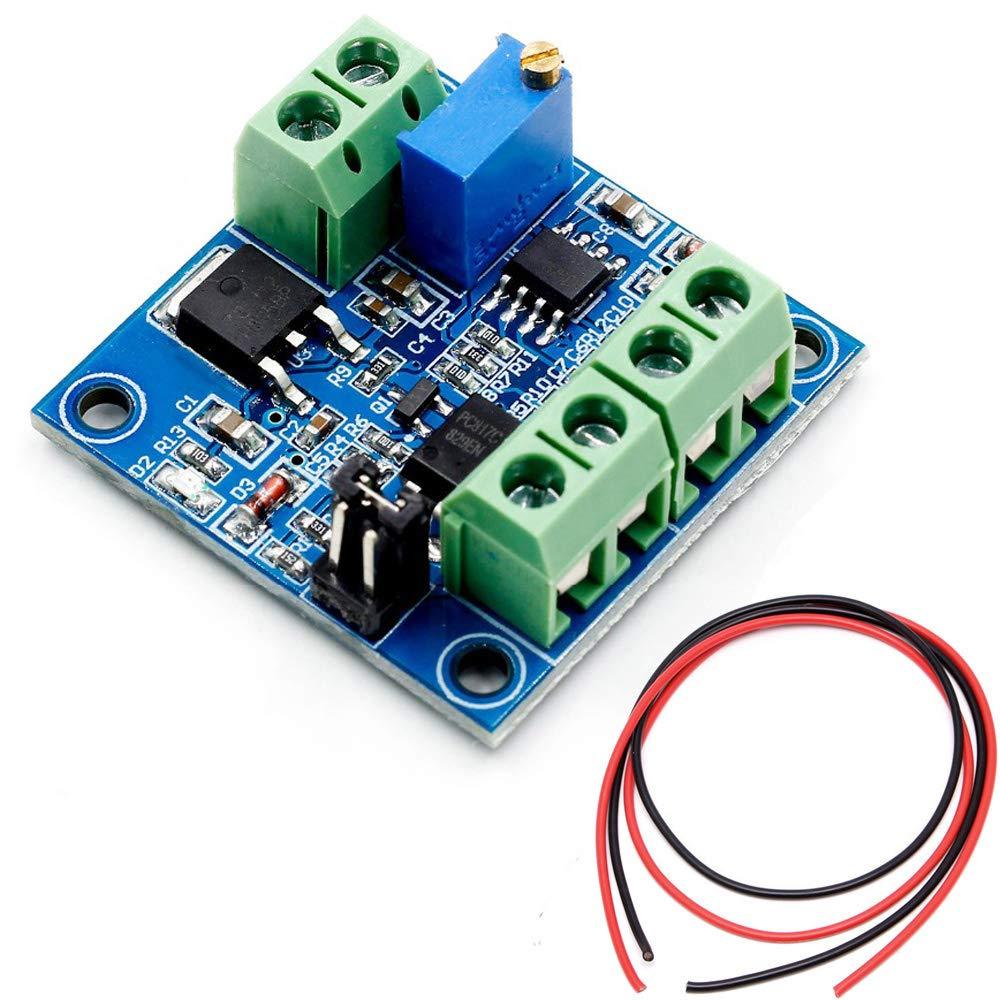 DAOKI PWM to Voltage Module PWM to Voltage Converter 0%-100% PWM to 0-10V Voltage for Digital to Analog Signal Interface Switching for PLC