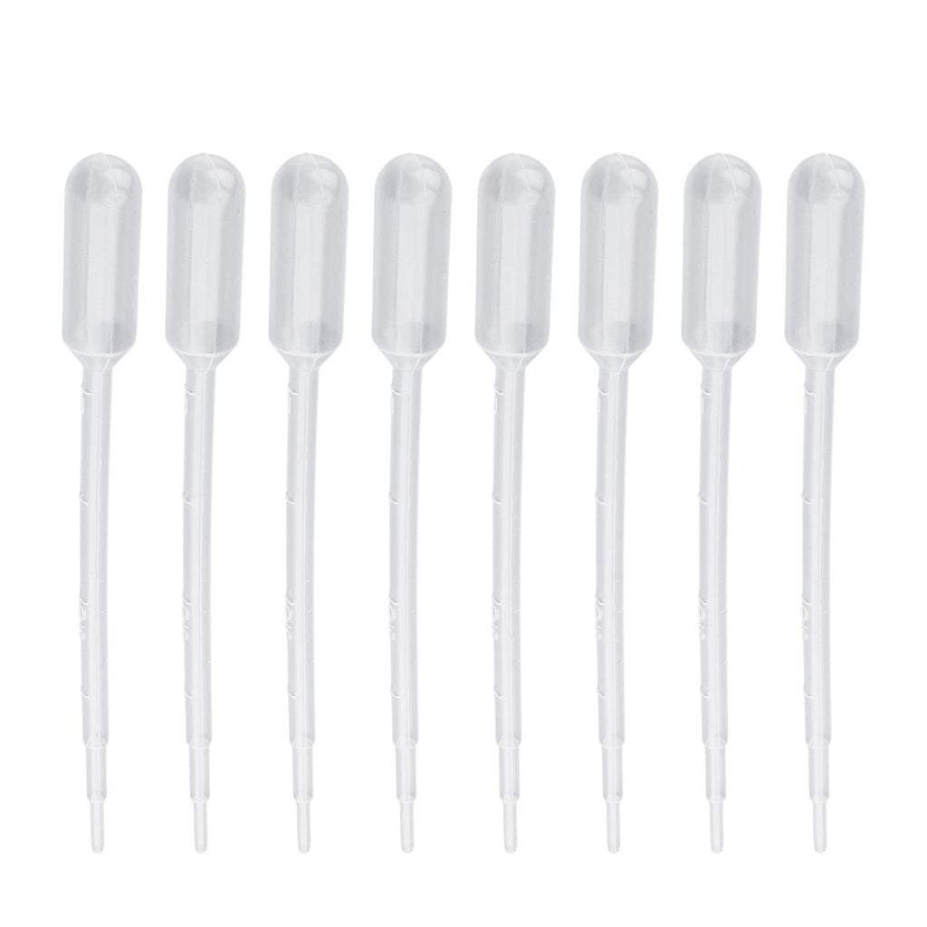 Othmro 200Pcs 1ml Disposable Plastic Transfer Pipettes,Calibrated Dropper Clear Pipettes Liquid Dropper Suitable for Ear Eye Essential Oils Makeup, Science Laboratory, DIY Art 149mm Length 149mm 200Pcs