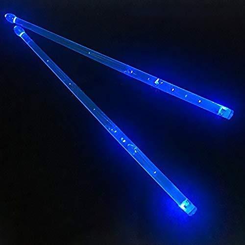 YiPaiSi Light Up Drumsticks, 12 Color Changing, Glow in The Dark, 5A Drum Stick, LED Light Up Drum Sticks, Bright LED Light Up Drumsticks, Set your Gig on Fire
