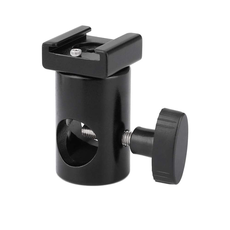 CAMVATE Light Stand Head with Cold Shoe Mount Adapter