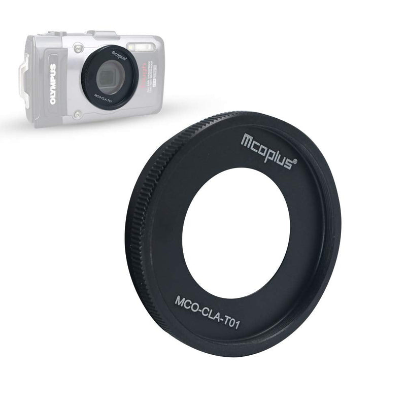 Mcoplus Aluminum Alloy Conversion Lens Ring Adapter as CLA-T01 for Olympus Cameras TG-6,TG-5,TG-4,TG-3,TG-2,TG-1,40.5mm Ring Mount for Filter or Wide Angle Lens