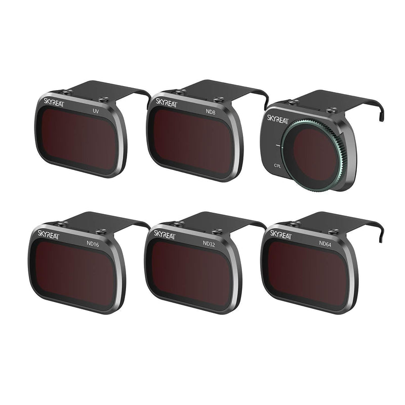 Skyreat ND Filters Set for DJI Mavic Mini/Mini 2 Accessories,6 Pack-(CPL, UV, ND8, ND16, ND32, ND64)