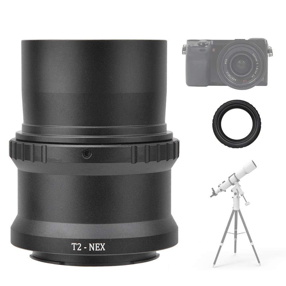 Vbestlife T2-NEX Telescope Camera Lens Adapter, 2 Inch T Mount Astronomical Telescope Lens to for Sony NEX Mount Mirrorless Camera