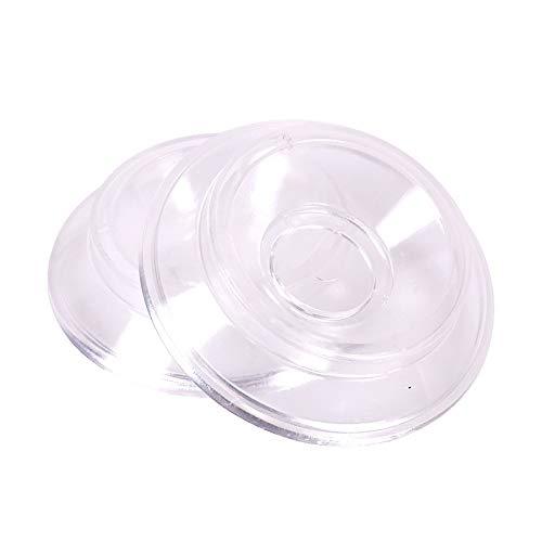 Piano Caster Cups for Upright Piano, Piano Leg Pads, Floor Protectors, Hardwood Floor Protectors, Set of 4 (Clear) Clear