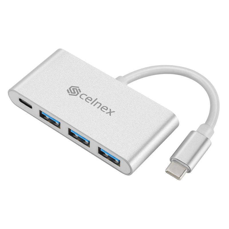 4 in 1 USB-C HUB with 3 USB3.0 Ports and USB-C PD Charging Port Compatible with MacBook PRO 2019/2018/2017, Google CHROMEBOOK Pixel, Lenovo Yoga 720