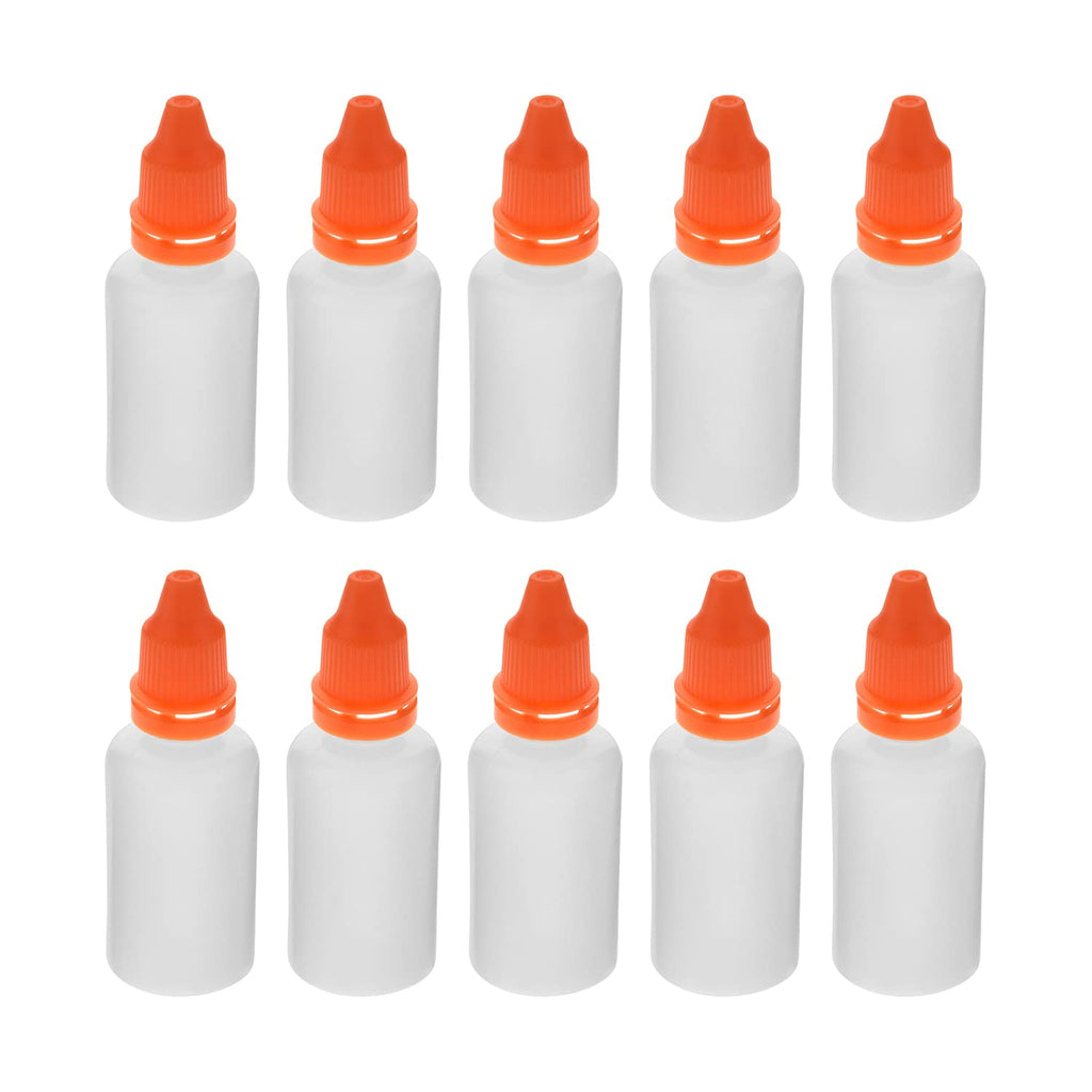 Othmro 30ml Plastic Dropper Bottles 10pcs Empty Squeezable Eye Liquid Dropper Bottles with Caps 10PCS 30ml