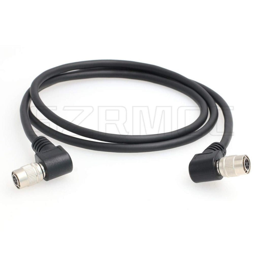 SZRMCC Right Angle Hirose 6 pin Female to Right Angle Hirose 6 pin Female Basler GigE CCD Industrial Camera Power I/O Extension Cable (Right Angle to Right Angle, 1m) Right Angle to Right Angle