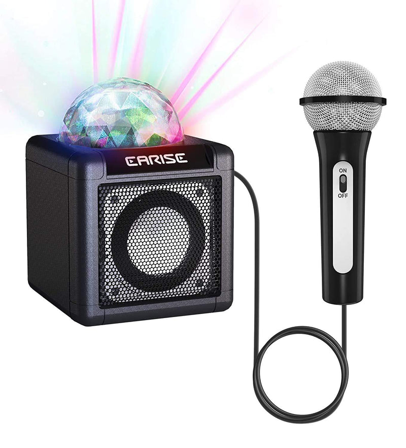 [AUSTRALIA] - EARISE T12 Karaoke Machine for Kids with Microphone, Wireless Karaoke Microphone Bluetooth Speaker for Girls Boys, LED Disco Lights, AUX-in 