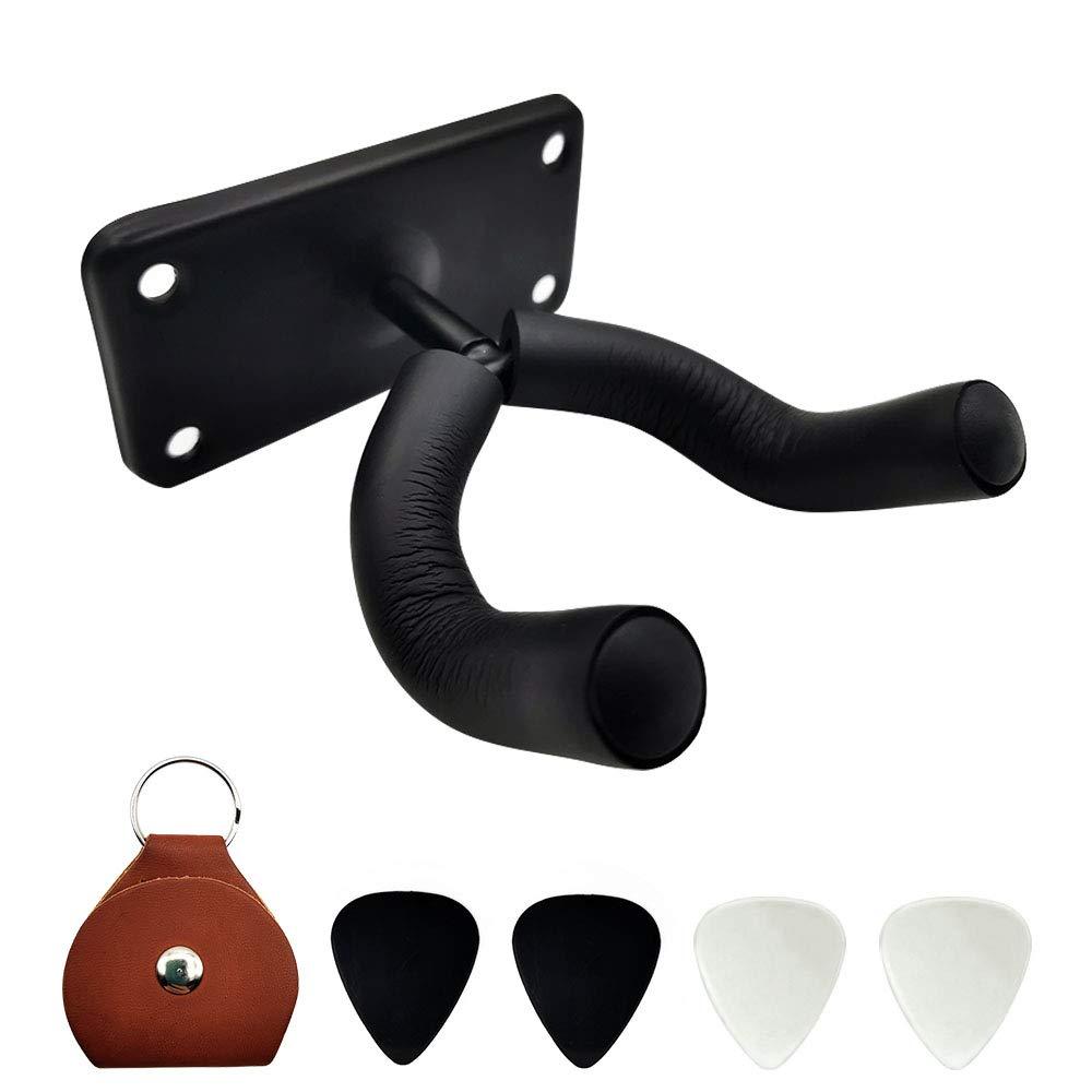 Guitar Wall Mount Hanger,Guitar Hook Holder Stand for Electric Acoustic Guitar Ukulele and Bass