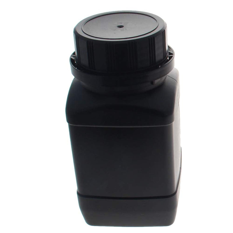 Othmro Plastic Lab Chemical Reagent Bottle, 250ml Wide Mouth Sample Sealing Liquid/Solid Storage Bottles, Black 2pcs 2pcs 250ml black