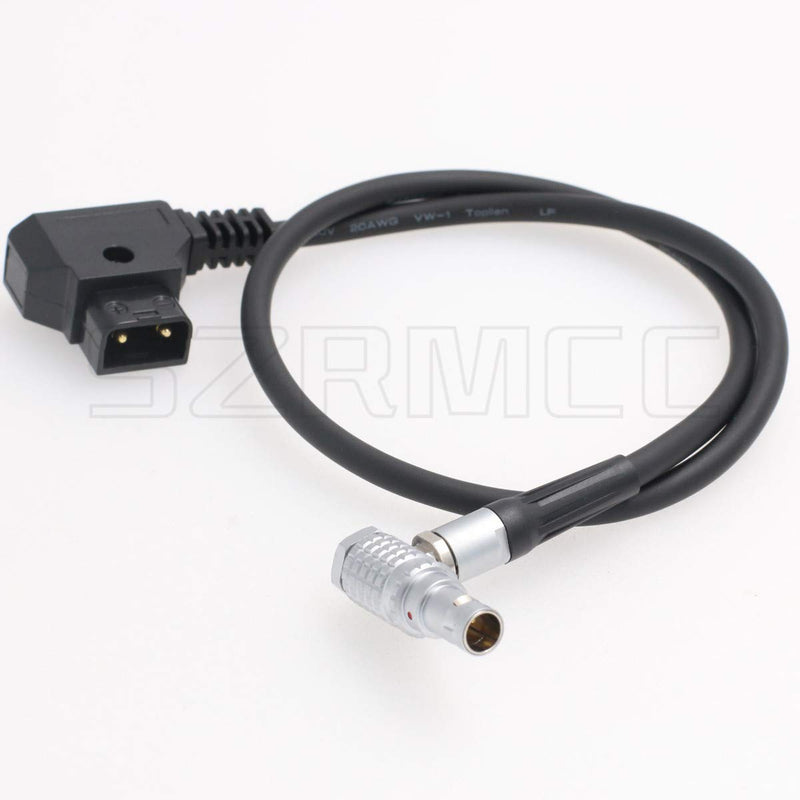 SZRMCC D tap to 0B 2 Pin Power Cable for SmallHD 503 703 Teradek Bolt 300 500 600 (Right Angle, 50cm) Right Angle