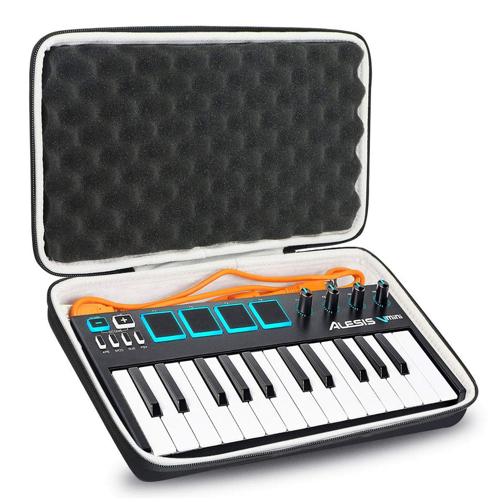 [AUSTRALIA] - Khanka Hard Travel Case Replacement for Alesis VMini | Portable 25-Key USB MIDI Keyboard Controller 