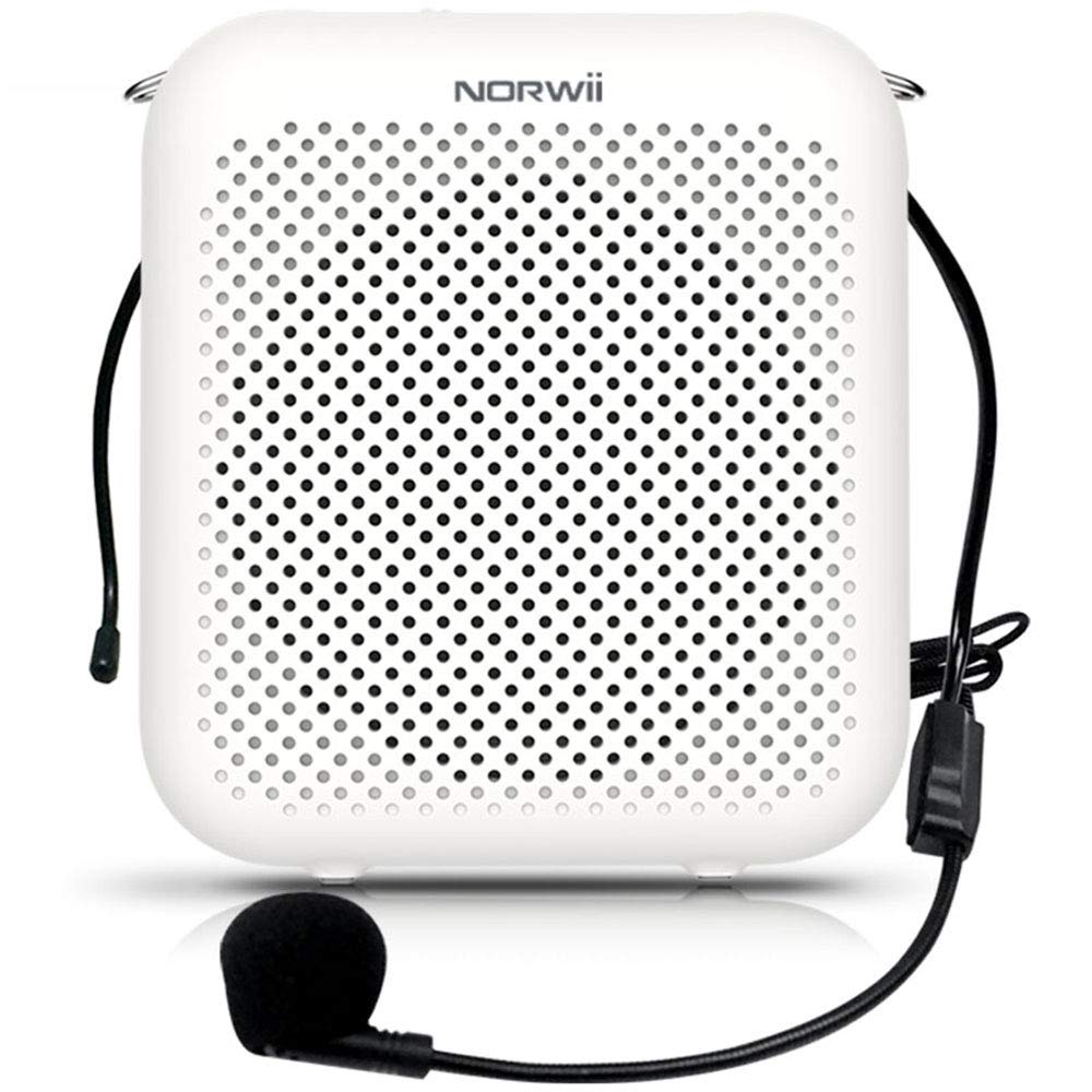 [AUSTRALIA] - NORWII S358 Portable 2000mAH Rechargeable Voice Amplifier with Wired Microphone Headset & Waistband, Personal Microphone and Speaker for Teachers Tour Guides ect 