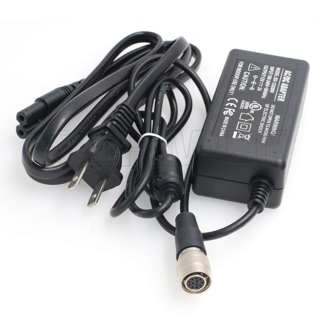 SZRMCC Basler GigE Industrial Camera Hirose 12 pin AC DC Power Supply Adapter 12V 2A