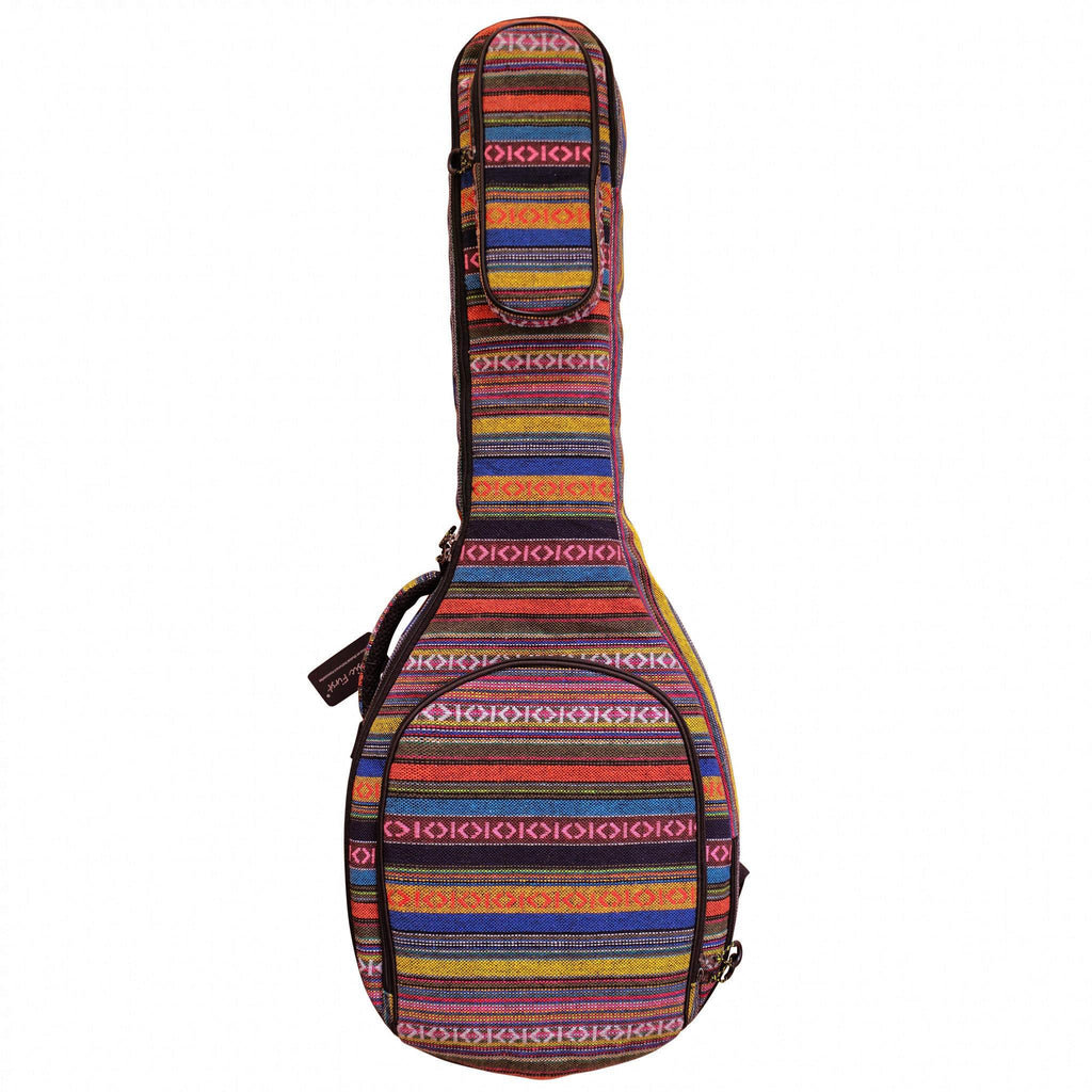MUSIC FIRST Original Design 0.65" (16mm) Thick Padded Country Style 5-string Banjo Case, Banjo Gig Bag (Fit for Overall Length 38 inch / 96~97cm Full Size Banjo). NEW ARRIVAL!