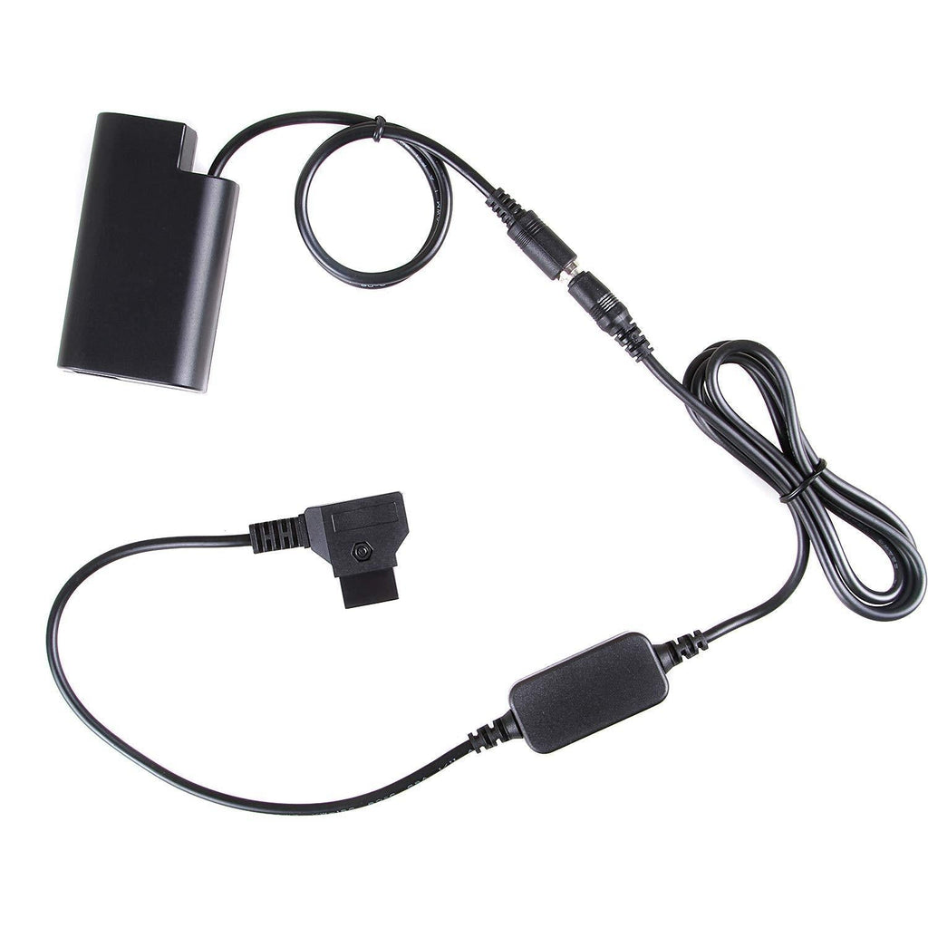 Foto4easy Power Adapter Cable,D-tap Connector to DMW-BLJ31 Dummy Battery for Powering Panasonic Lumix DC-S1HGK-K DC-S1RMGK-K DC-S1RGK-K DC-S1MGK-K DC-S1GK-K S Series Camera